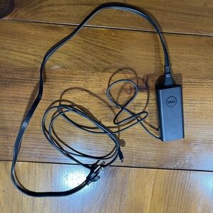 OEM Dell‎ Laptop Black Power Adapter Model # HKA65NM200 USB-C Wall 65W